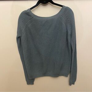 Lulu's Soft Blue Crew Neck Sweater